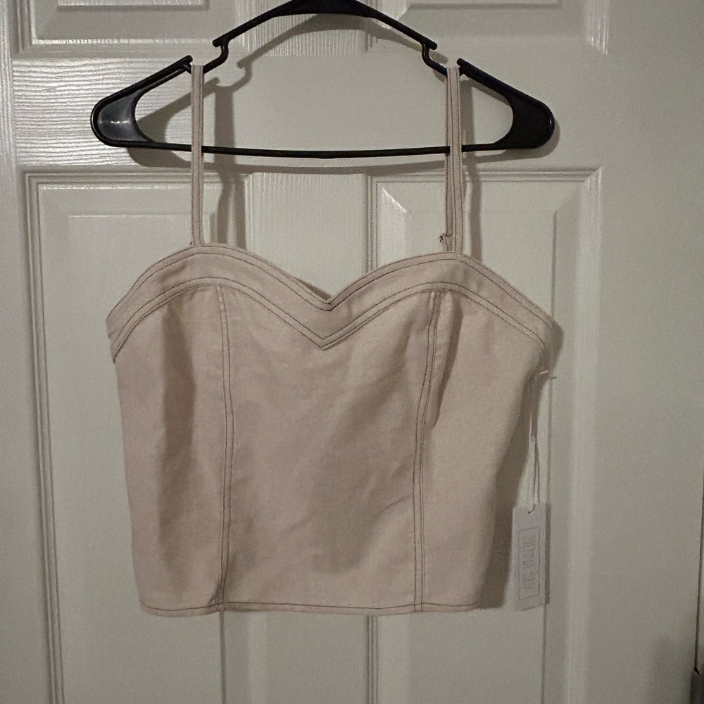 Sienna Sky Tan Bustier Camisole Top